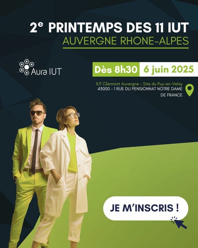 Visuel RS - 2eme Printemps des IUT AURA