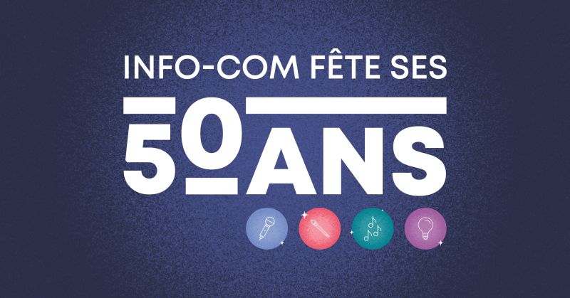 infoCom anniversaire 50 ans IUT2 Grenoble BUT